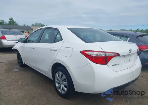 2015 Toyota Corolla Le from USA, damaged, VIN 2T1BURHE1FC272928